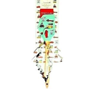 Ciroa Christmas Spatula Truck and Tree Cookie Cutter Retro Holiday 3-Pc Gift NEW